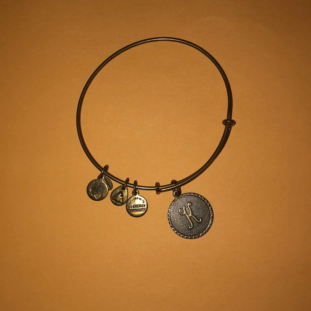 Alex and Ani “K” Bangle in Bronze